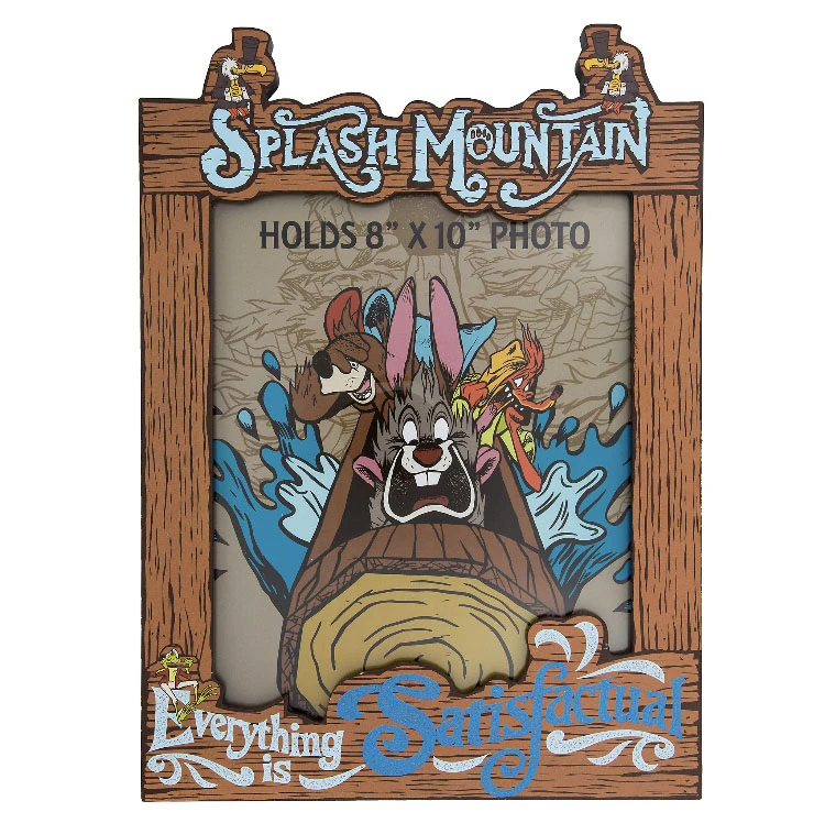 Disney Photo Frame - Splash Mountain - Everything Is Satisfactual - 8 X 10