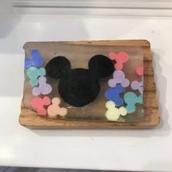 Disney Basin Fresh Cut Soap - Large Mickey With Colorful Mickeys
