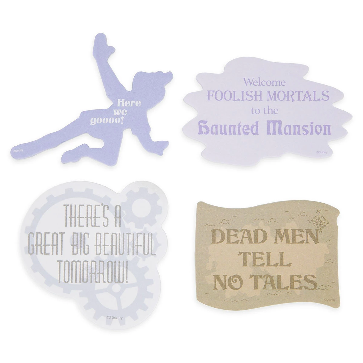 Disney Notepad Set - Magic Kingdom Attractions Sticky 1 Disney Notepad Set - Magic Kingdom Attractions Sticky