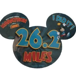 Disney Auto Magnet - 2019 Marathon - 26.2 Miles