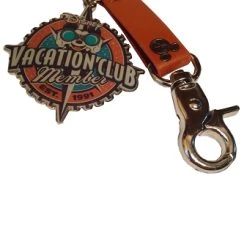 Disney Keychain - Disney Vacation Club Member With Strap