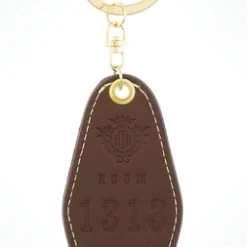 Disney Keychain - Hollywood Tower Hotel - Leather