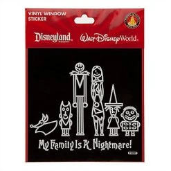 Disney Window Decal - The Nightmare Before Christmas