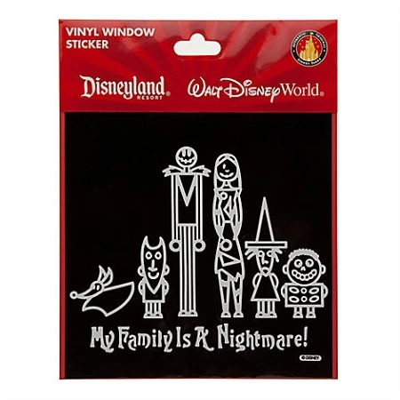 Disney Window Decal - The Nightmare Before Christmas