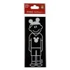 Disney Window Decal - Dad With Mickey Mouse Ear Hat