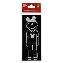 Disney Window Decal - Dad With Mickey Mouse Ear Hat