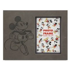 Disney Photo Frame - Mickey Mouse Embossed - Gray
