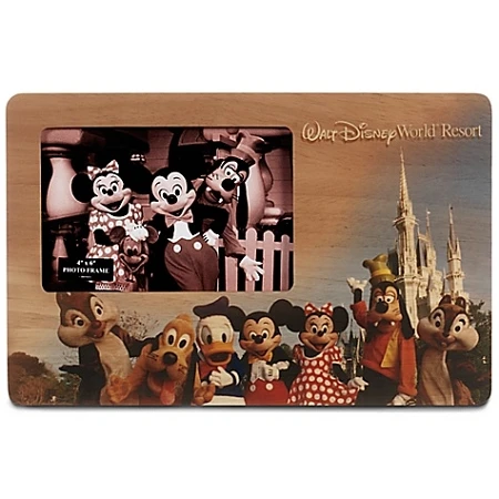 Disney Picture Frame - Walt Disney World - Disney Characters -- 4'' X 6''