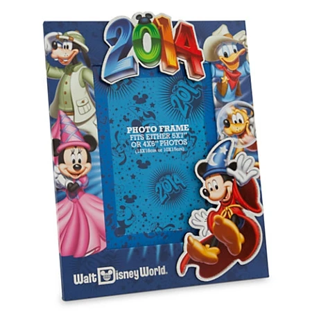 Disney Photo Frame - 2014 Mickey And Friends - 5" X 7" Or 4" X 6" 1 Disney Photo Frame - 2014 Mickey And Friends - 5" X 7" Or 4" X 6"