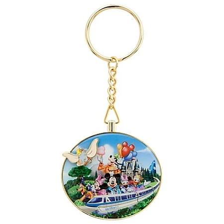 Disney Keychain - Walt Disney World Resort Flying Dumbo Keyring 1 Disney Keychain - Walt Disney World Resort Flying Dumbo Keyring