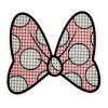 Disney Auto Decal - Minnie Mouse Bow - Transparent