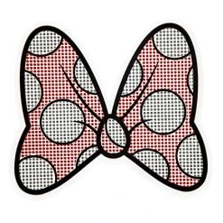 Disney Auto Decal - Minnie Mouse Bow - Transparent