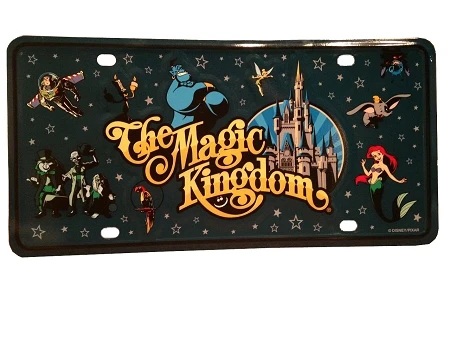 Disney License Plate - The Magic Kingdom - Logo