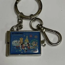Disney Keychain - Autograph Book - Mickey And Friends - Blue