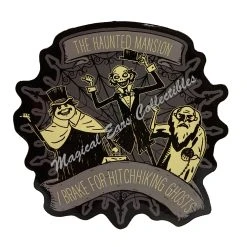 Disney Car Magnet - Haunted Mansion - I Brake For Hitchhiking Ghosts