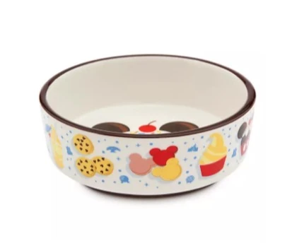Disney Pet Bowl - Disney Parks Food Icons 1 Disney Pet Bowl - Disney Parks Food Icons