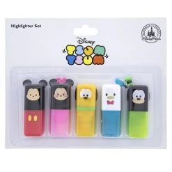 Disney Highlighter Set - Tsum Tsum - Mickey And Friends - 5 Pack