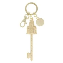 Disney Keychain - Cinderella Castle Key - Gold