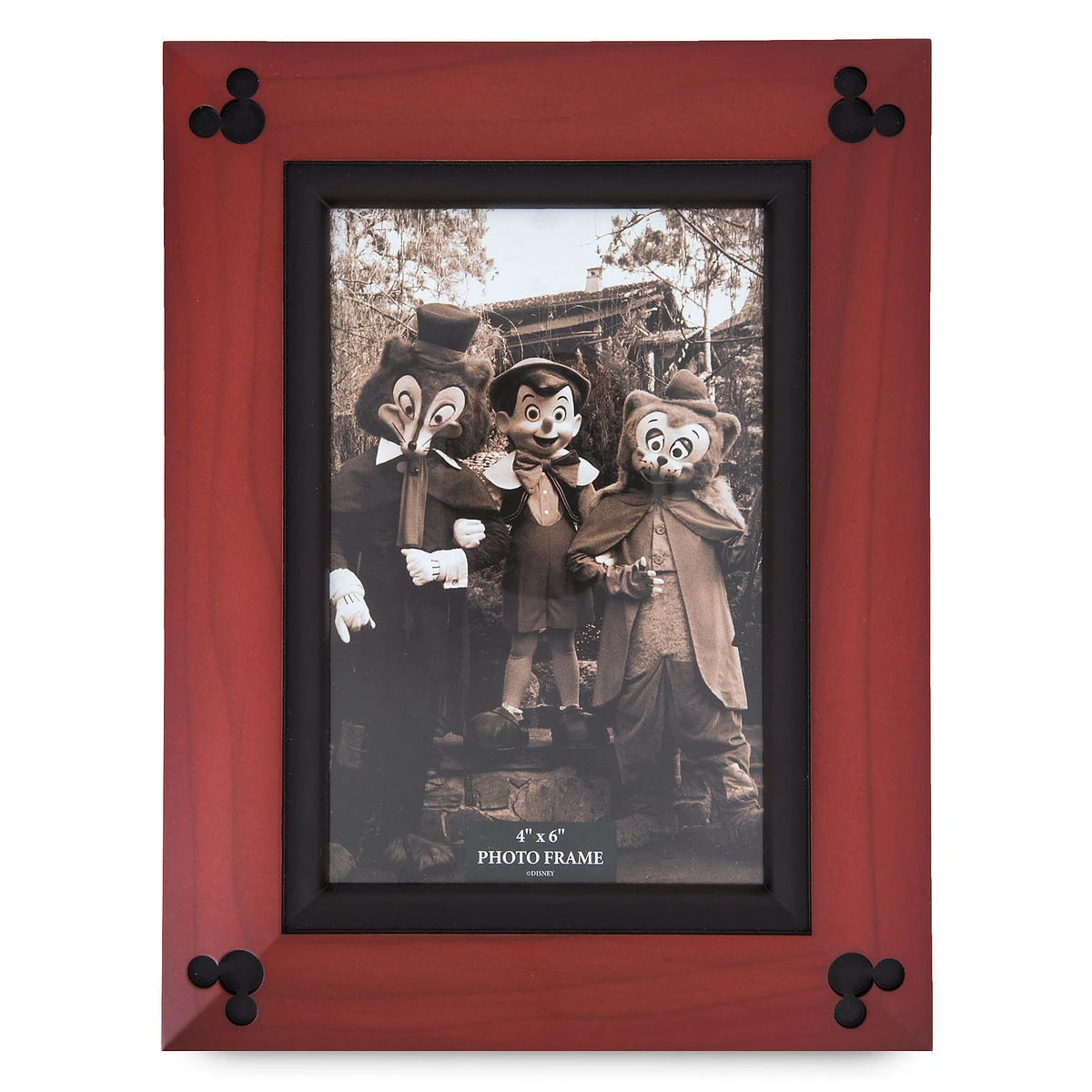 Disney Photo Frame - Mickey Mouse Icons - Wood - 4 X 6