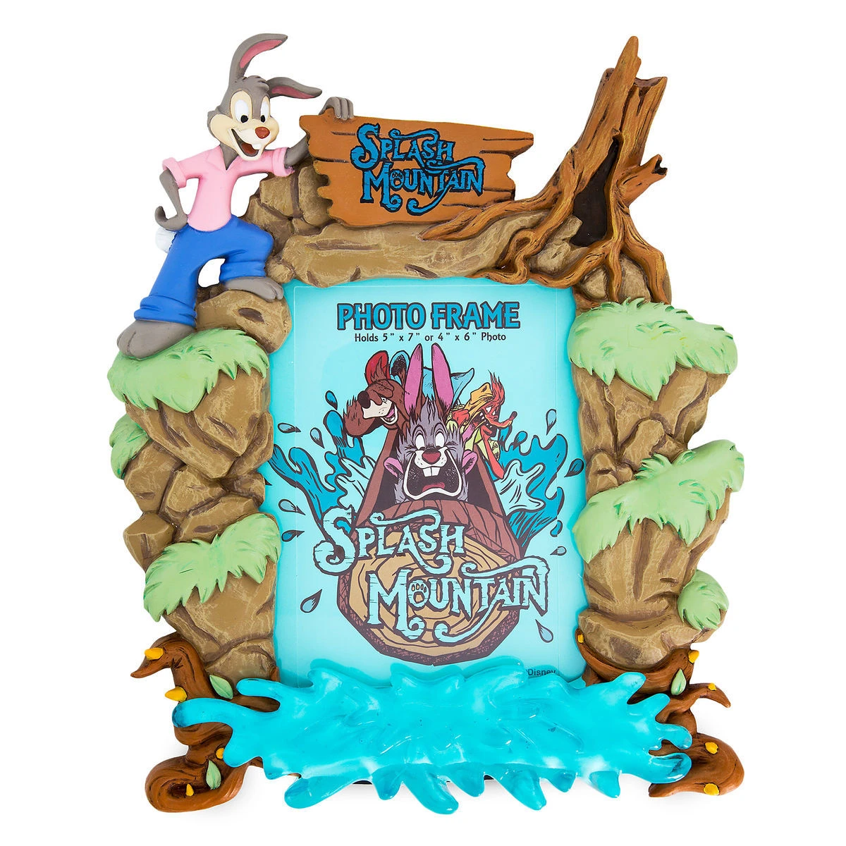 Disney Photo Frame - Splash Mountain - Sculpted - 4 X 6 Or 5 X 7