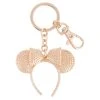 Disney Keychain - Minnie Mouse Ears Headband Hat - Rose Gold