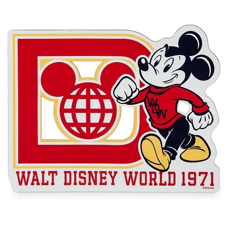 Disney Auto Car Magnet - Mickey Mouse - Walt Disney World 1971