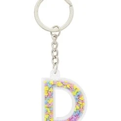 Disney Keychain - Initial Letter - Colorful Mickey Icons