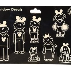 Disney Window Decal Set - Family Mickey Mouse Icons - Set Of 15