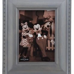 Disney Photo Frame - Mickey Mouse Icon Outline - Gray - 5 X 7