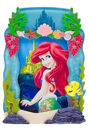 Disney Photo Frame - Ariel And Flounder Theme - 4 X 6 1 Disney Photo Frame - Ariel And Flounder Theme - 4 X 6