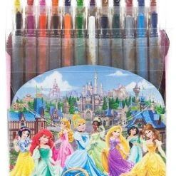 Disney Twist Up Crayons - Princess - Set Of 24
