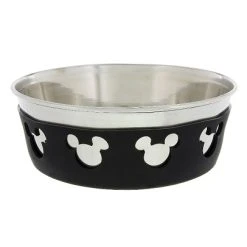 Disney Tails Pet Bowl - Mickey Mouse - Silicone