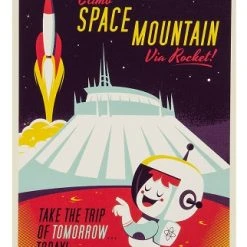 Disney Postcard - Climb Space Mountain - Magic Kingdom