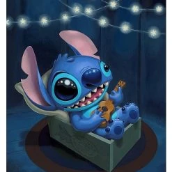 Disney Postcard - Stitch Serenade - By Tercek