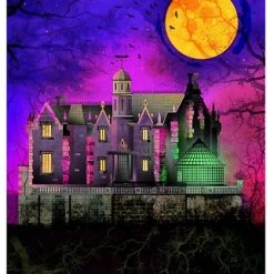 Disney Postcard - The Haunted Mansion - By Fyfe
