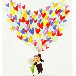 Disney Postcard - Love Adventure - UP - By Chanani