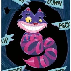 Disney Postcard - Not All There - Cheshire Cat - By Tercek