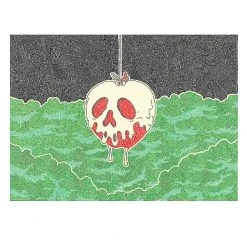 Disney Postcard - Villains Apple - By Visintainer