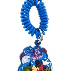 Disney Keychain - Walt Disney World Icons With Wrist Strap