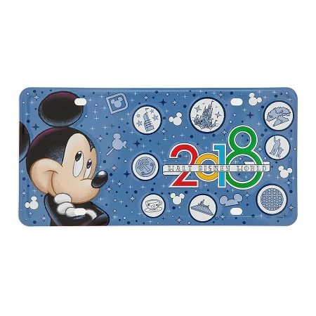 Disney License Plate - 2018 Mickey Mouse - Walt Disney World 1 Disney License Plate - 2018 Mickey Mouse - Walt Disney World