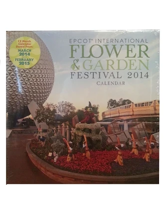 Disney Calendar - 2014 Epcot Flower And Garden Festival - 12 Month
