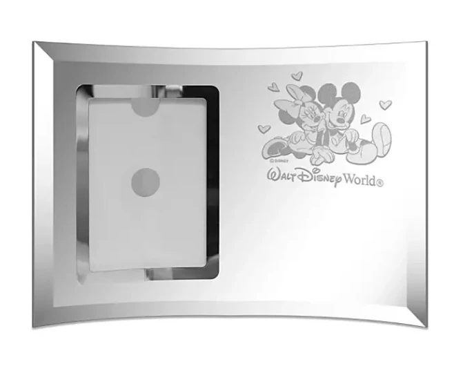 Disney Arribas Photo Frame - Mickey And Minnie Mouse Hearts