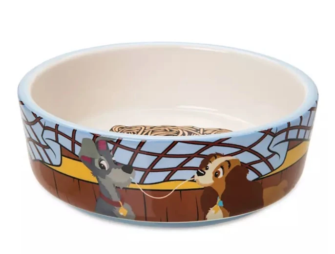 Disney Pet Food Bowl - Lady And The Tramp 1 Disney Pet Food Bowl - Lady And The Tramp