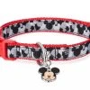 Disney Dog Collar - Mickey Mouse Icons - Red & Black