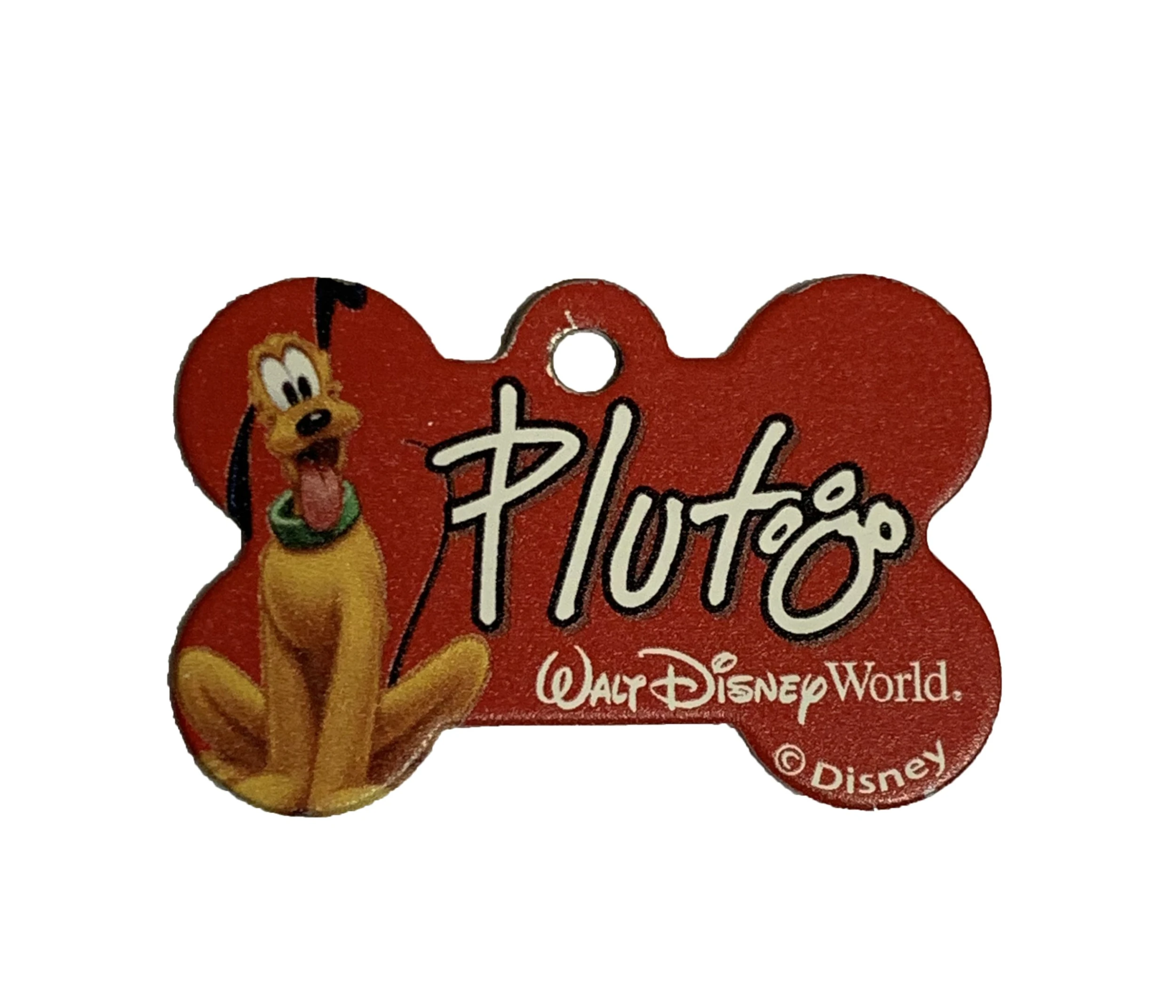 Disney Pet ID Tag - Pluto Bone - Engraved 1 Disney Pet ID Tag - Pluto Bone - Engraved