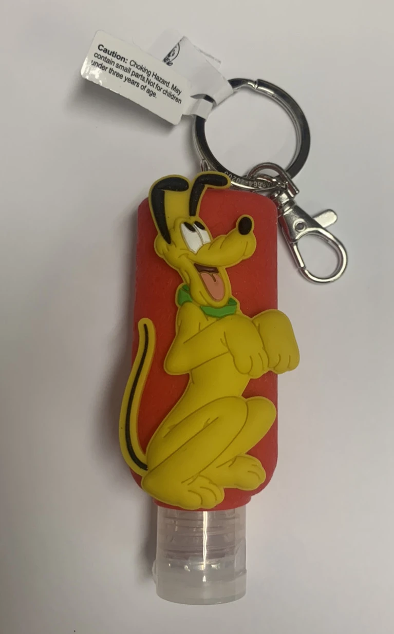 Disney Hand Sanitizer Keychain - Pluto 1 Disney Hand Sanitizer Keychain - Pluto