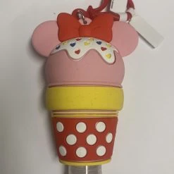 Disney Hand Sanitizer Keychain - Minnie Mouse Ice Cream