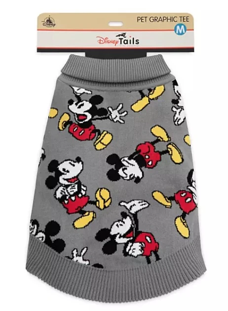 Disney Sweater For Dogs - Mickey Mouse - Gray 1 Disney Sweater For Dogs - Mickey Mouse - Gray