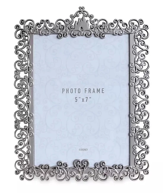 Disney Photo Frame - Fantasyland Castle Wedding - Metal