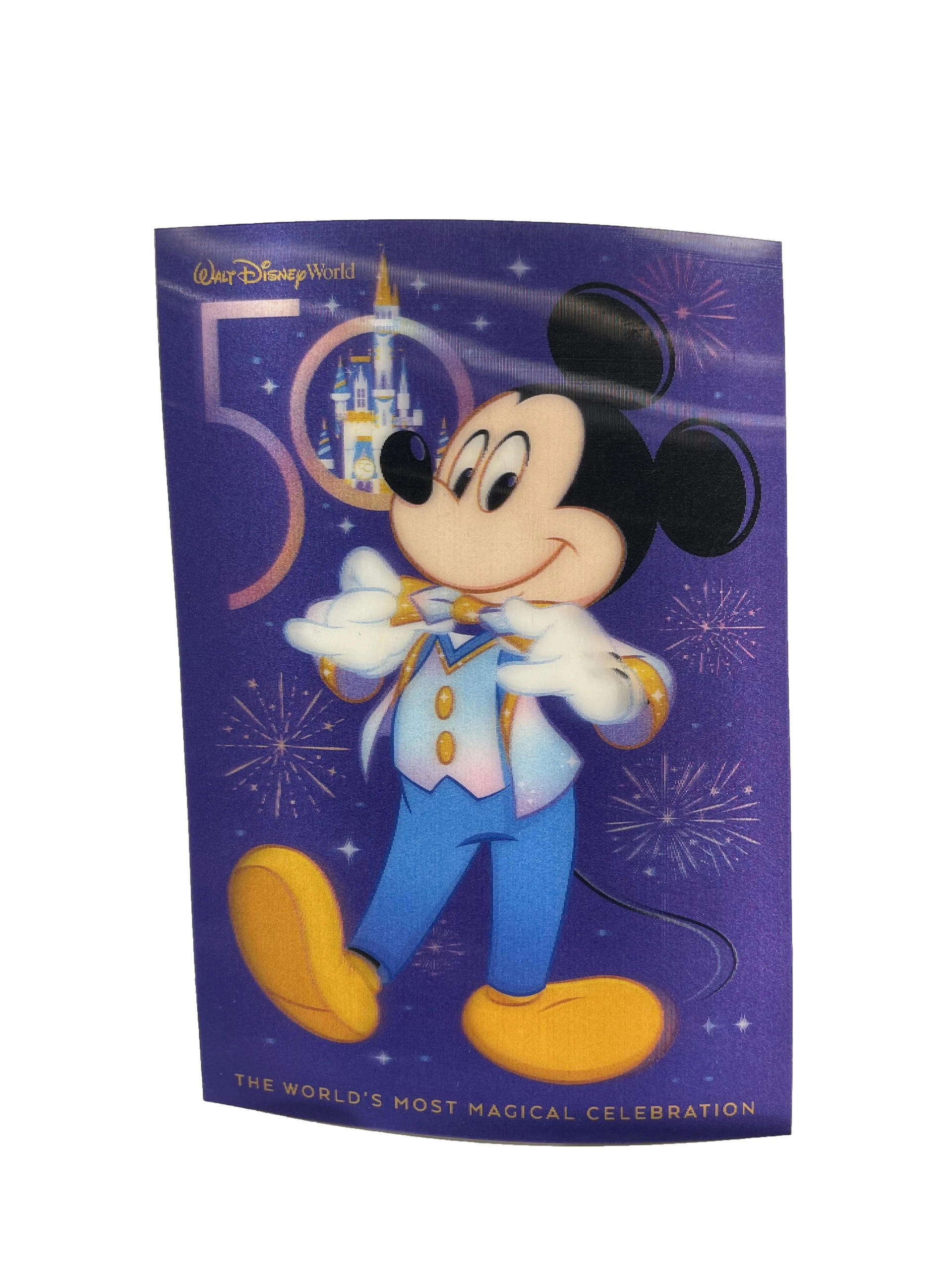 Disney Postcard - 50th Anniversary - Mickey Mouse 1 Disney Postcard - 50th Anniversary - Mickey Mouse